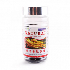 Женьшень в капсулах Panaquilon Natural:uz:Ginseng kapsulalari Panaquilon Natural