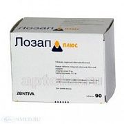 LOZAP PLYUS 0,05+0,0125 tabletkalari N90