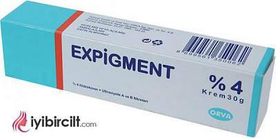 Осветляющий крем EXPIGMENT 4% 30 гр.:uz:Oqartiruvchi krem ​​EXPIGMENT 4% 30 gr.