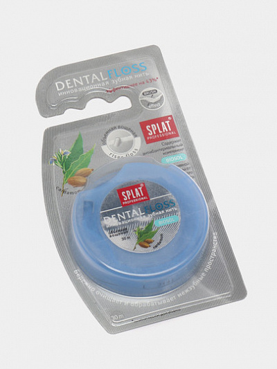 Зубная нить Splat Professional Dental Floss Антибактериальная, кардамон, 30 м