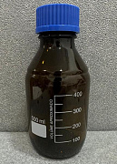 500 ml vintli qopqoqli reaktiv shishasi, amber, sodali shisha
