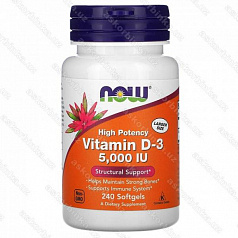 Bитaмин DЗ, 125 мкг (5000 ME), 240 кaпcул:uz:Vitamin DZ, 125 mkg (5000 ME), 240 kapsula