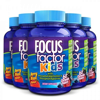 Витамины для детей Focus factor Kids (150 шт.):uz:Bolalar uchun vitaminlar Fokus faktor Kids (150 dona)