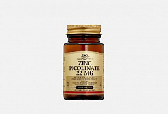 Цинк пиколинат Solgar Zinc Picolinate 22mg (100 шт.):uz:Sink pikolinat Solgar Zinc Picolinate 22mg (100 d)