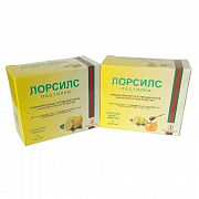 ЛОРСИЛС пастилки со вкусом меда и лимона N20