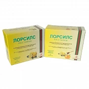 ЛОРСИЛС пастилки со вкусом меда и лимона N20