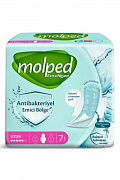 Sanitariya antibakterial prokladkalar antibakterial qo'shimcha uzun 7 dona / to'plami molped