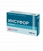 INSUFOR tabletkalari 1000mg N30