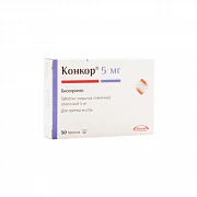 КОНКОР таблетки 5мг N30