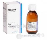 ДЕПАКИН 0,05764/МЛ сироп 150мл