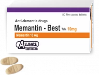 MEMANTIN Best tabletkalari  10mg N50