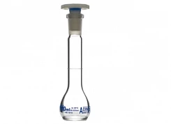 Колба мерная 20 мл, класс "А", шлиф 10/19 :uz:20 ml hajmli kolba, " a " sinf, shlif 10/19 