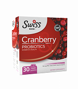 Капсулы для похудения Swiss BORK, Пробиотики с клюквой и Д-маннозой для женщин, 30 шт