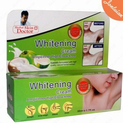 Лечебный отбеливающий крем для женщин Whitening Cream:uz:Ayollar uchun terapevtik oqartiruvchi krem ​​Oqartiruvchi krem