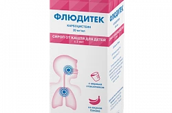 ФЛЮДИТЕК сироп со вкусом банана 125мл 20мг/мл