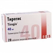 ТИРЕГИС таблетки 40мг N28
