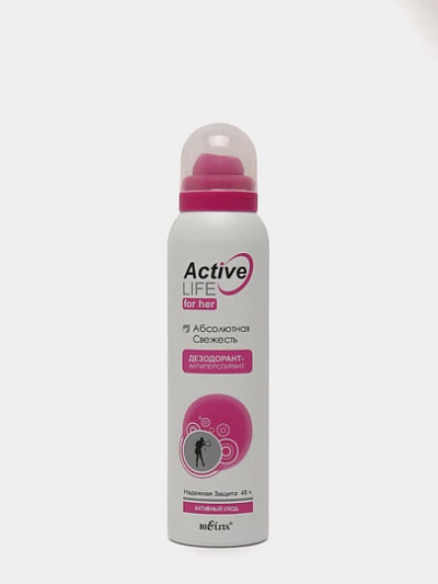 Дезодорант-антиперсперант Bielita Active Life, 150 мл