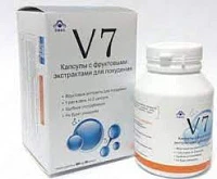 Капсулы с фруктовыми экстрактами для похудения V7 (60 капсул)