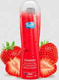 Гель для массажа Soft Strawberry:uz:Intim moylash va massaj jeli Soft Strawberry