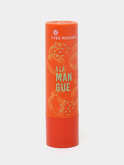 Питательный бальзам для губ Yves Rocher Ala Man Gue, с оттенком манго, 4.8 г