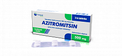 AZITROMISIN tabletkalari 500mg N3