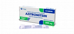 AZITROMISIN tabletkalari 500mg N3