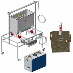 Стенд высоковольтный испытательный DTE-50-4D:uz:Yuqori kuchlanishli sinov dastgohi DTE-50-4D