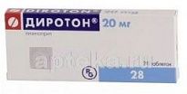 DIROTON 0,02 tabletkalari N28