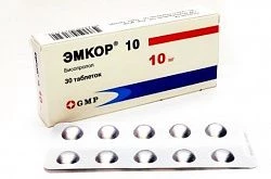 ЭМКОР таблетки 10мг N30