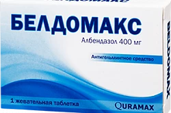 BELDOMAX tabletkalari 400mg N1 (Sotish taqiqlangan)