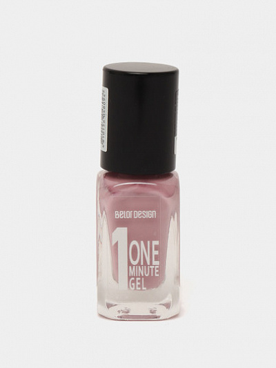 Лак для ногтей Belor Design One Minute Gel, 10 мл, тон 212