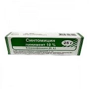 СИНТОМИЦИН 25,0 10%