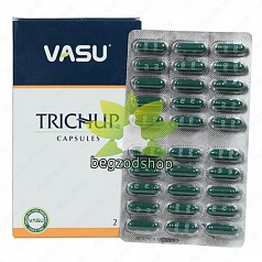 Травяные капсулы для роста волос Trichup Vasu (60шт)