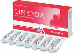 LIMENDA suppozitorii 750mg/200mg N14