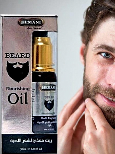 Питательное масло для бороды Hemani Beard nourishing oil:uz:Hemani Beard oziqlantiruvchi soqol yog'i