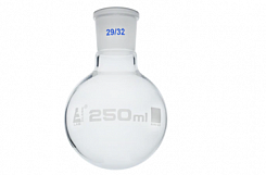 Колба круглодонная 100 мл, шлиф 29/32 :uz:Dumaloq tubli kolba 100 ml, shlif 29/32 
