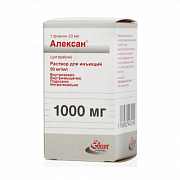 АЛЕКСАН раствор для инъекций 1000мг 50мг/мл