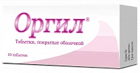 ORGIL tabletkalari 500mg N10