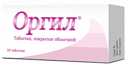 ORGIL tabletkalari 500mg N10
