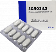ZOLOZID tabletkalari 600mg N10