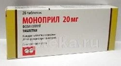 МОНОПРИЛ 0,02 таблетки N28