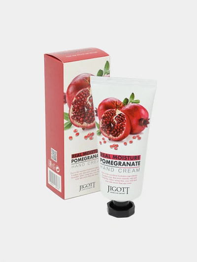 Увлажняющий крем для рук с экстрактом граната Jigott Real Moisture Pomegranate, 100мл