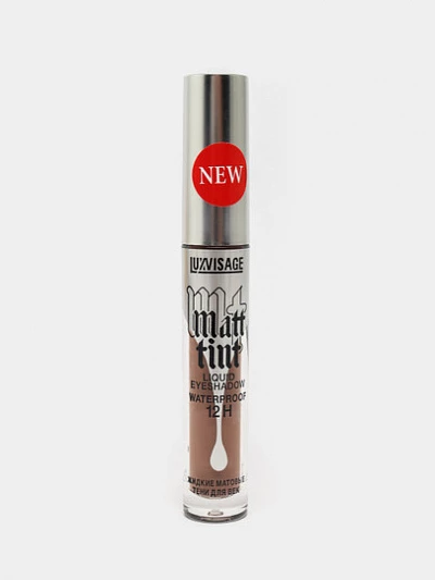 Тени жидкие для век матовые LUXVISAGE Matt tint waterproof 12H тон 109 