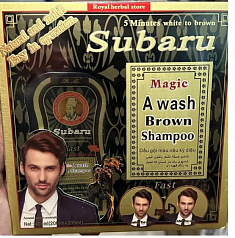 Шампунь-краска для волос Subaru Magic (brown):uz:Subaru Magic shampun-soch rangi (brown)