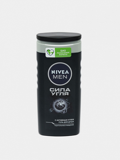 Гель для душа Nivea Men Сила Угля, 250 мл