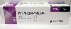 КЛИНДАМИЦИН 20,0 крем вагинальный 2%