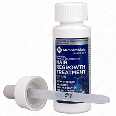 Препарат для роста волос и бороды "Minoxidil Member's Mark"