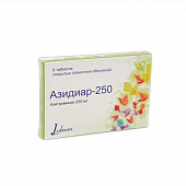 AZIDIAR 250 tabletkalari 250mg N6