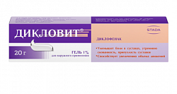DIKLOVIT gel 1% 20g