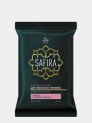 Влажные салфетки для женской гигиены SAFIRA, с маслом розового дерева, 20 шт